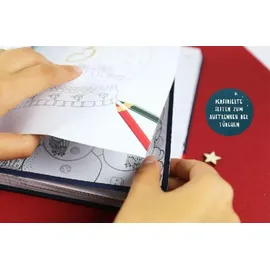 Edition Michael Fischer Mein Adventskalender-Buch zum Ausmalen: Colorful Christmas