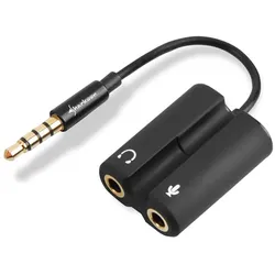 Sharkoon Audio-Adapter - 4-poliger Mini-Stecker