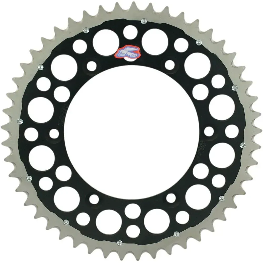 Renthal 2240-520 Grooved Twinring Hinterradritzel - Black - 50t