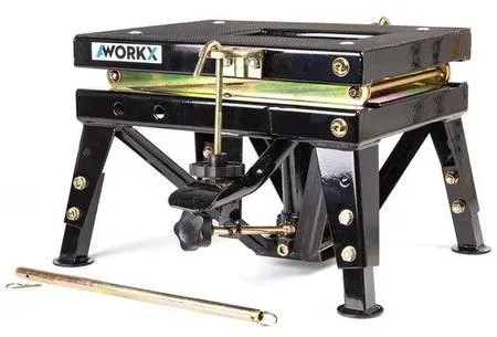 AWORKX Hydraulischer Motorrad-Hebeständer - schwarz, 17 kg, 29 cm - 72 cm