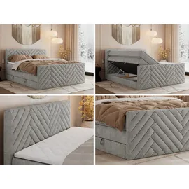 MKS Paris King Duo 180 x 200 cm H4 Hellgrau