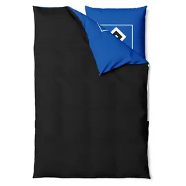 Hamburger SV Bettwäsche 2023 Blau/Weiß/Schwarz Unisex 80
