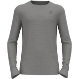 Herren Crew Neck L/S grau