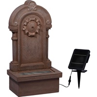 Dobar dobar® Brunnen Poseidon | LED | Solar-Panel (L x B x H: 40 x 26 x 76 cm, Kunststein)