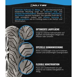 Deli Tire Urban Grip REAR 120/80-16 60P TL