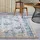 Villeroy & Boch Outdoorteppich VILLEROY & BOCH "Rene", blau (creme,blau), B:200cm H:3mm L:285cm, Polyester, Polypropylen, Teppiche, Outdoorteppich, Outdoor, Flachgewebe, wetterfest, Balkon, Garten, Klassisch, Terrasse