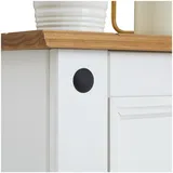 CARO-Möbel Kommode 53 x 104 x 39 cm Braun