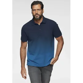 MAN'S WORLD Poloshirt blau 4XL