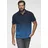 MAN'S WORLD Poloshirt blau 4XL