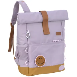 Lässig Kinderrucksack mit Brustgurt Freizeitrucksack wasserabweisend, 15 Liter/Medium Rolltop Backpack lilac