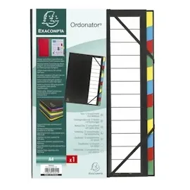 Exacompta Ordnungsmappe Ordonator® DIN A4 225g/m2 Balacron Farbe: