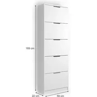 Vicco Vicco, Schuhschrank, Luca, 59 x 169 cm)
