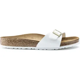 Birkenstock Madrid Birko-Flor Lack schmal patent white 41