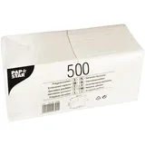 Papstar Servietten, 1-lagig weiß 12391