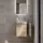 Evineo ineo5 evo Unterschrank B: 42 cm, mit 1 Tür, mit Griffmulde, für Duravit ME by Starck Handwaschbecken,, BE0718OA,