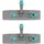 TTS Mopphalter Blik grau/grün 40 cm