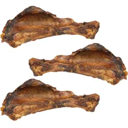 Schecker Hundeknochen - Schluterblatt vom Schwein Futter 3 St