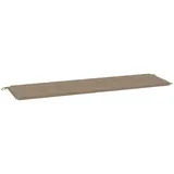 vidaXL Gartenbank-Auflage Taupe 180x50x3 cm Oxford-Gewebe