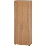 HAMMERBACHER Aktenschrank 968T6, V968T6/N/N/BS nussbaum 5 Fachböden 80,0 x 42,0 x 215,6 cm