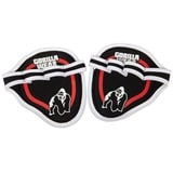 Gorilla Wear Palm Grip Pads - schwarz/rot - Bodybuilding und Fitness Accessorire, Einheitsgröße