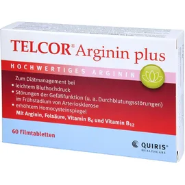 Quiris Healthcare GmbH & Co KG Telcor Arginin plus Filmtabletten 60 St.