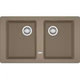 Franke BFG 620-86 links Einbauspüle Cashmere Excenterbetätigung 860 x 500 mm