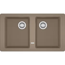 Franke BFG 620-86 links Einbauspüle Cashmere Excenterbetätigung 860 x 500 mm