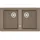 Franke BFG 620-86 links Einbauspüle Cashmere Excenterbetätigung 860 x 500 mm