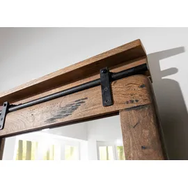 MASSIVMOEBEL24.DE Spiegel Mango 60x8x100 Natur lackiert Railway #163