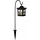 StarTrading STAR Trading LED Solar Laterne mit Kerze 3in1 Gartenleuchte flackernd Lichtsensor 50cm