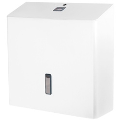 SanTRAL® Plus JRU 1 Toilettenpapierspender Jumborollen, Ø 330 mm, Papierspender ideal für eine hohe Versorgungssicherheit, Farbe: verkehrsweiß, P AW