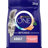 Purina One Katzenfutter Lachs & Vollkorn, 3 kg