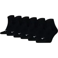 Puma Quarter Socken 6-Pack schwarz 6.0 - 43-46