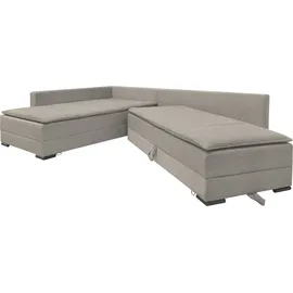 Home Affaire Ecksofa L-Form Cord 3-Sitzer Braun