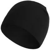 ZJCANGLIU Laufmütze Herren,Laufmütze Damen,Fahrrad Mütze,Mütze Herren,Sportmütze Herren,Dünne Mütze Herren,Damen Mütze Dünn,Fleece Mütze,Beanie Damen,für Laufen,Skifahren,Radfahren,Outdoor (Schwarz) - 52-62