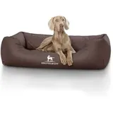 Knuffelwuff Hundebett Milan XL 105 x 75 cm braun