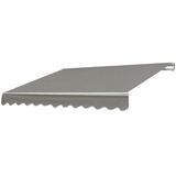 MCW Alu-Markise MCW-E31, Gelenkarmmarkise Sonnenschutz 3x2,5m Polyester, grau-braun