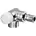 Winkel-Eck DN 15 Edelstahl-Design