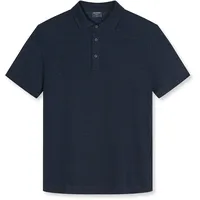 Olymp Poloshirt aus Leinen-Elasthan-Mix, marine, L,