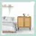 Relaxdays Kommode 80 x 80 x 40 cm Natur/Schwarz