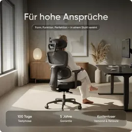 deskspace Move Pro Drehstuhl Schwarz