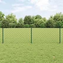 vidaXL Zaun 0,6 x 10 m Grün/Stahl