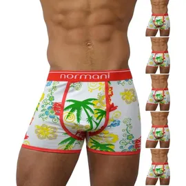 Normani Retro Boxershorts lila S 6er Pack