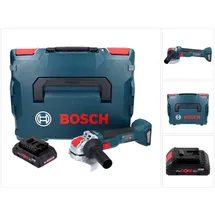 Bosch GWX 18V-10 Professional Winkelschleifer 18 V 125 mm X-LOCK Brushless + 1x ProCORE Akku 4,0 Ah + L-Boxx - ohne Ladegerät