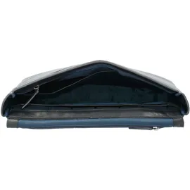 LEONHARD HEYDEN Roma Aktentasche Leder 37 cm Laptopfach schwarz