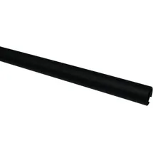 Schöner Wohnen Gardinenstange "Leon mit Innenlauf I Ø 20 mm", schwarz (schwarz, matt), B:160cm Ø:20mm, Metall, SCHÖNER WOHNEN-KOLLEKTION, Gardinenstangen, mit Bohren, verschraubt, Deckenmontage