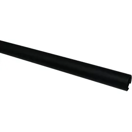 Schöner Wohnen Gardinenstange "Leon mit Innenlauf I Ø 20 mm", schwarz (schwarz, matt), B:160cm Ø:20mm, Metall, SCHÖNER WOHNEN-KOLLEKTION, Gardinenstangen, mit Bohren, verschraubt, Deckenmontage