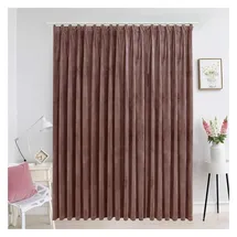 vidaXL Verdunkelungsvorhang mit Haken Samt Antik-Rosa 290 x 245 cm