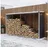 casa.pro Kaminholzregal Kalmar Stahl 352 x 80 x 152 cm Anthrazit