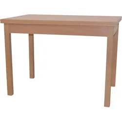 Esstisch, beige (buche, nachbildung, buche, nachbildung, buche, nachbildung), H:75cm T:67cm, HOFMANN LIVING AND MORE, Tische, ausziehbar